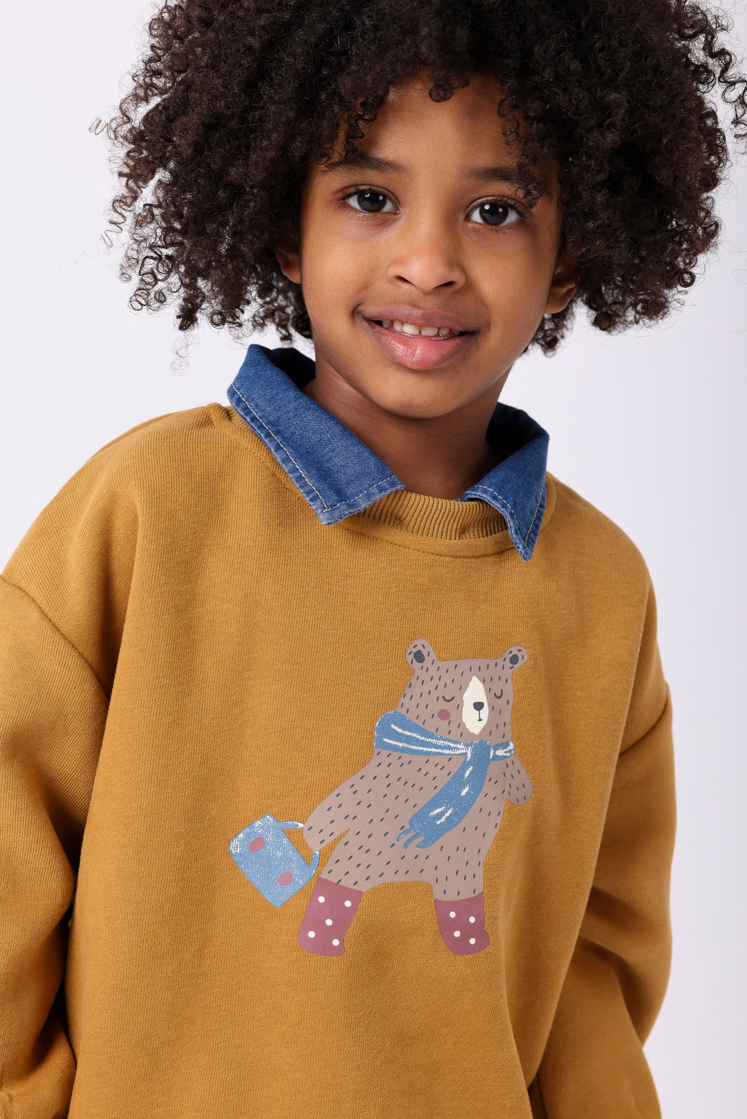 Wandering Winter Bear Cozy Fleece