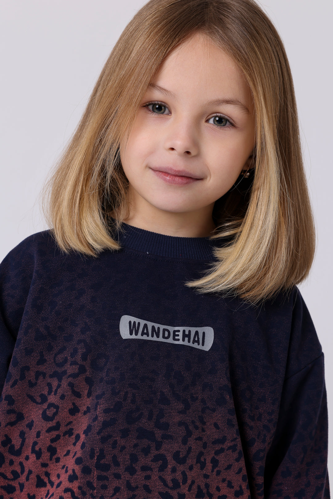 Wild Animal Print Ombre Sweatshirt