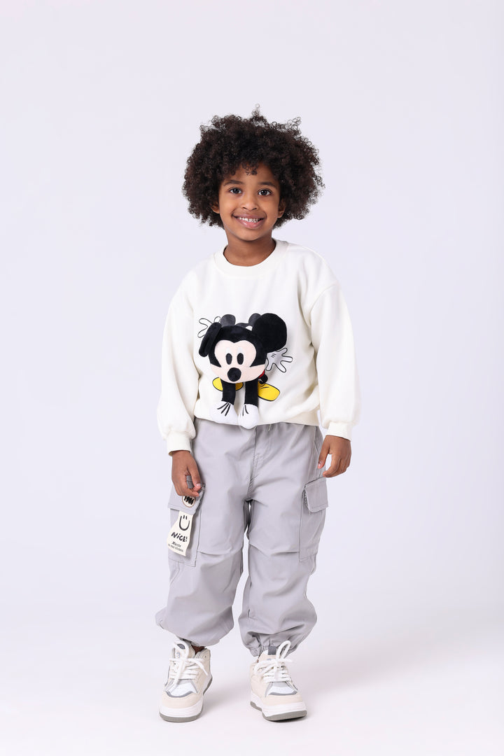 Cheerful Mouse Friend Comfy Sweatshirt