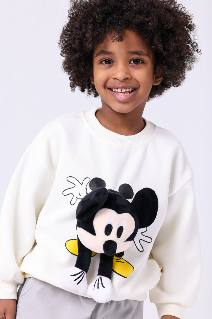 Cheerful Mouse Friend Comfy Sweatshirt