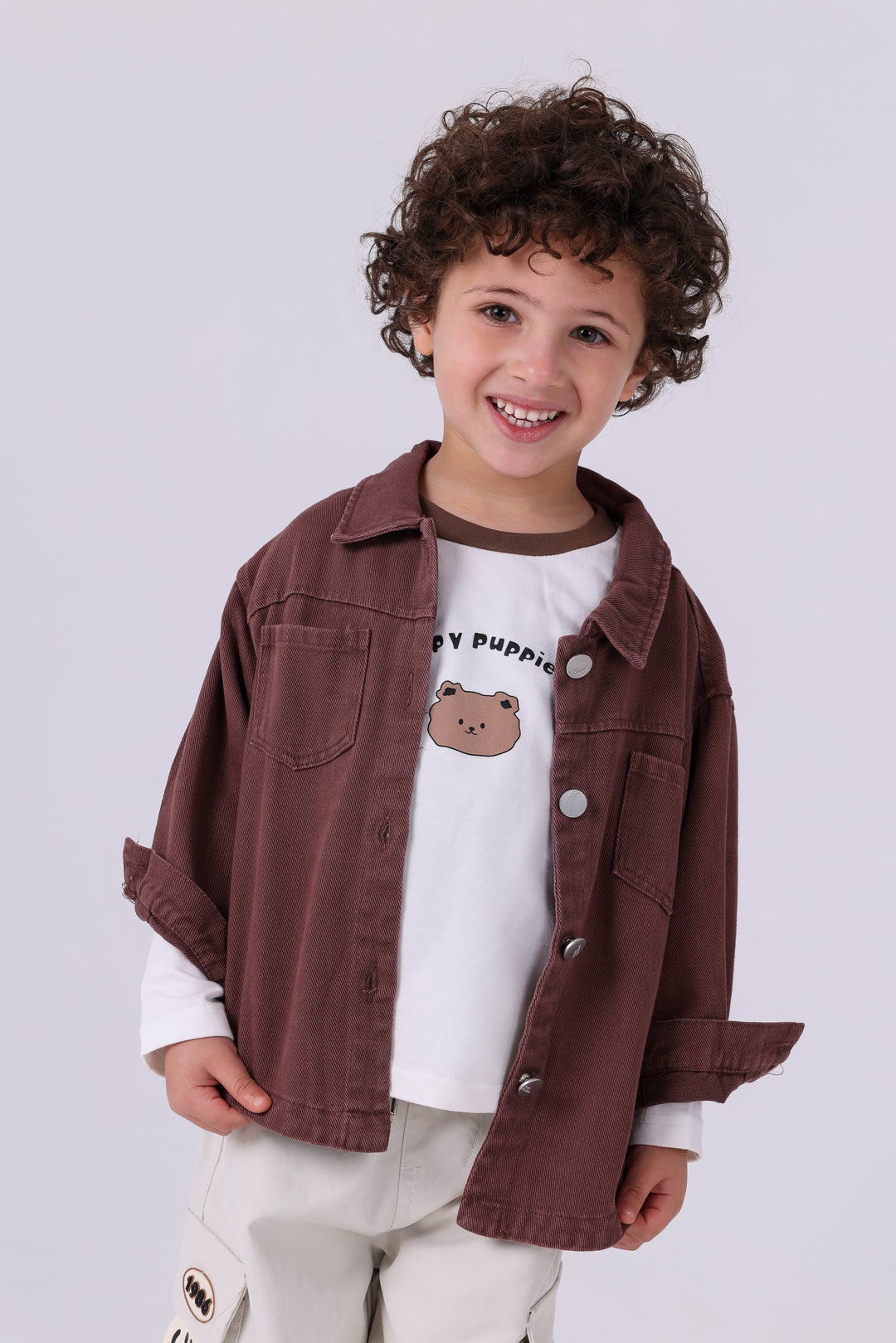 Classic Buttoned Pocket Denim Shirt