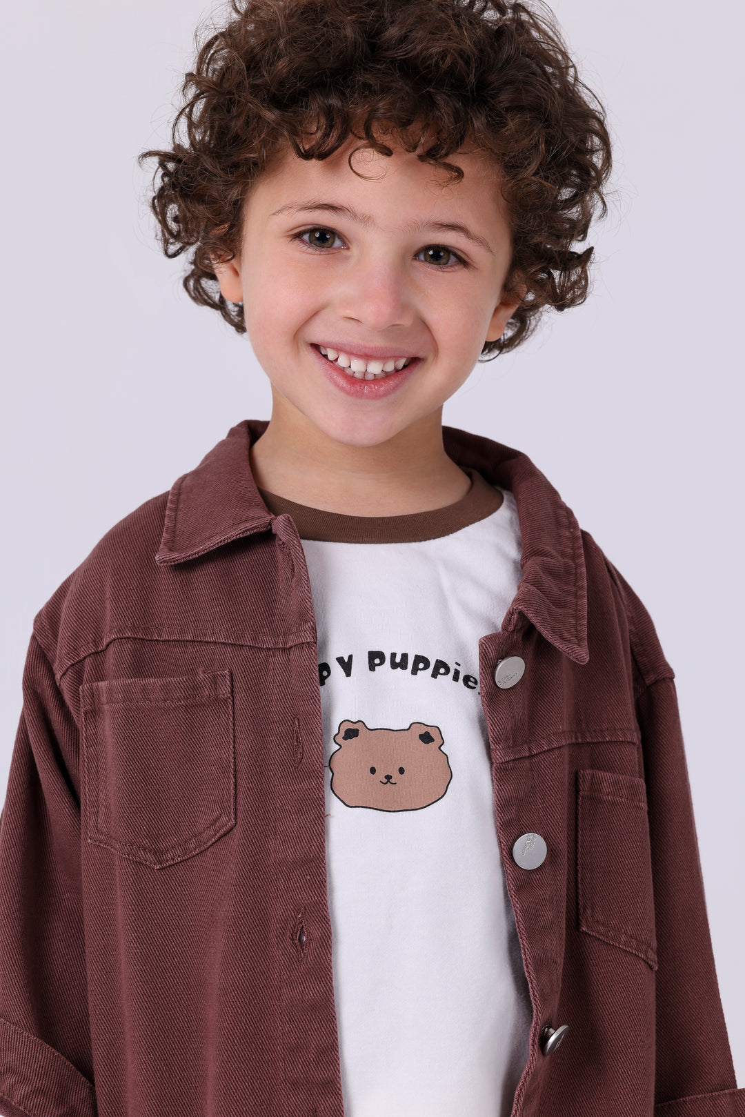Classic Buttoned Pocket Denim Shirt