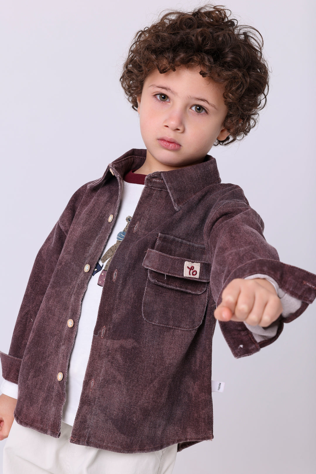 Trendy Button Down Pocket Shirt