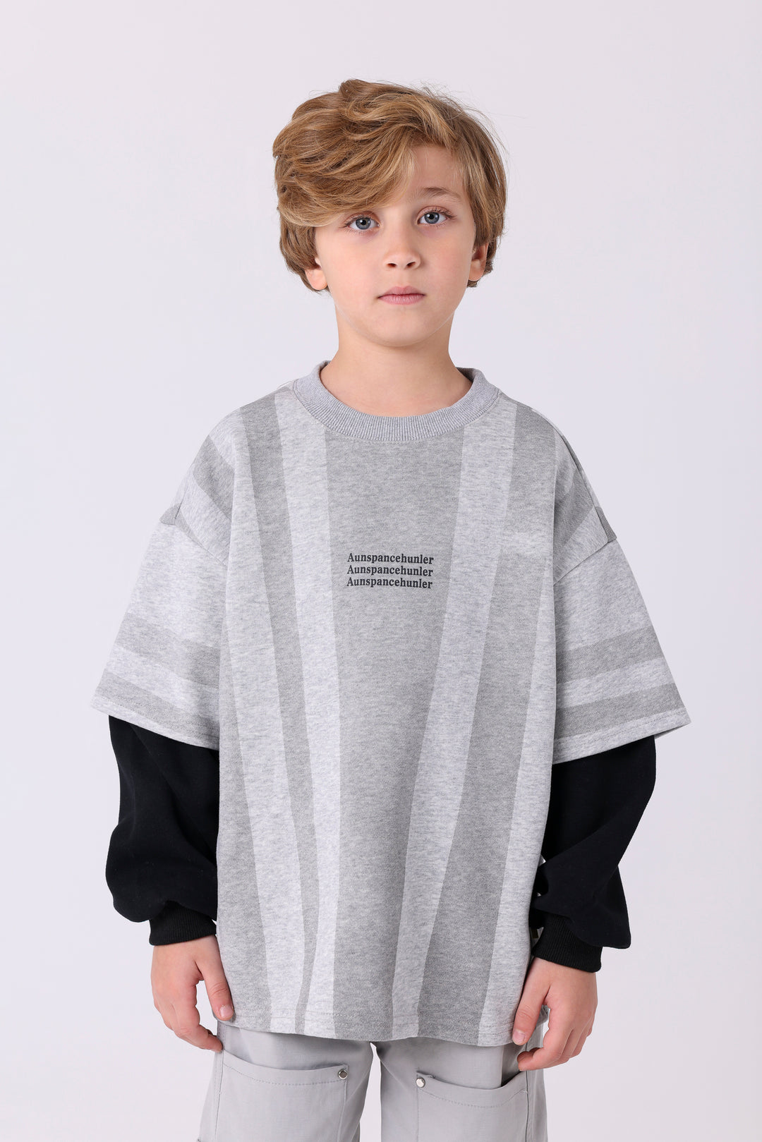 Vibrant Multi-Tone Striped Crew Neck