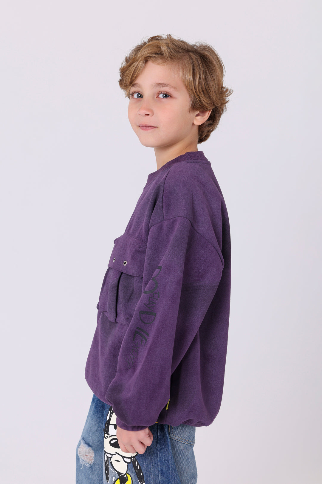 Sporty Pocket Detail Comfy Sweatshirt
