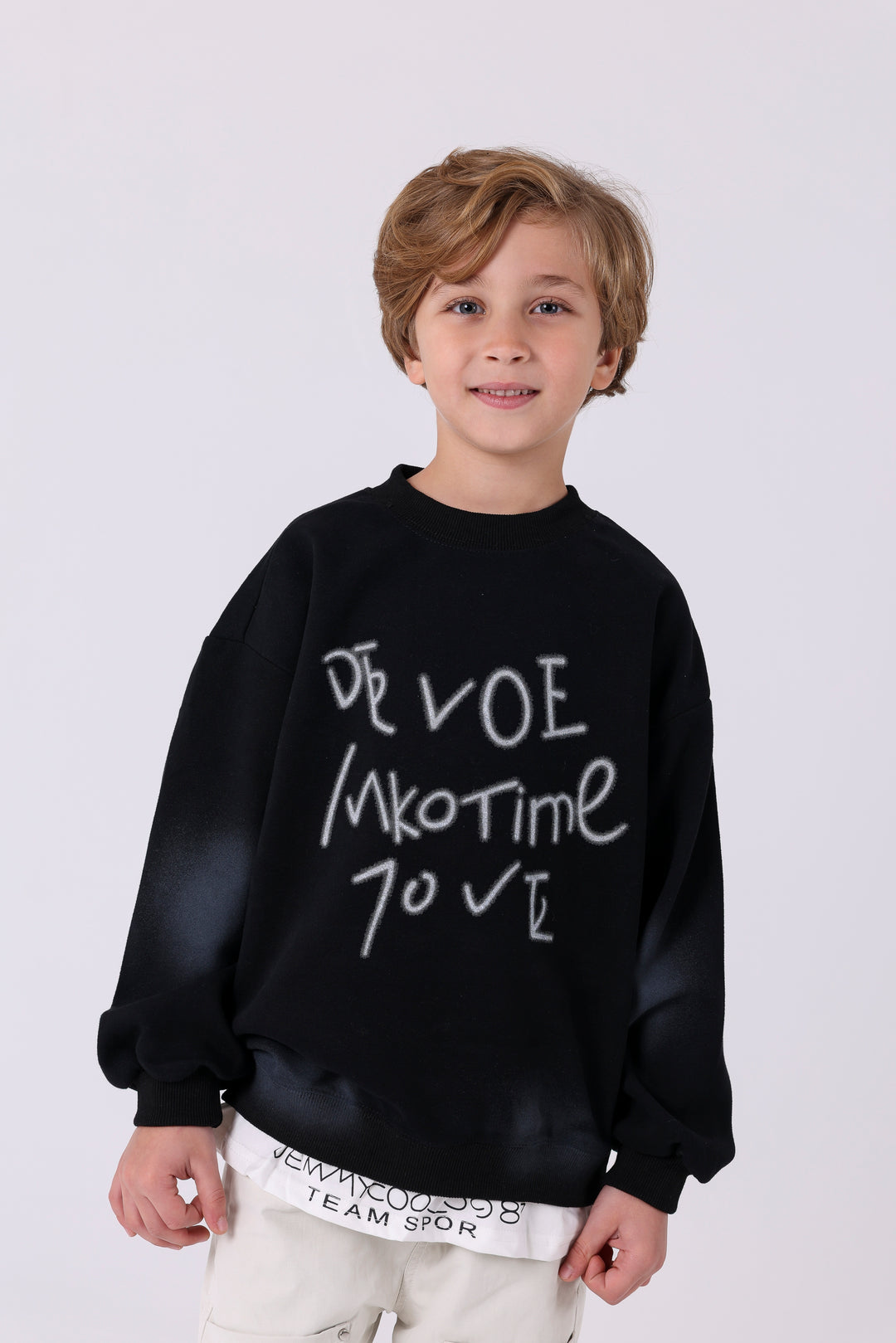Hip Handwritten Script Layered Top
