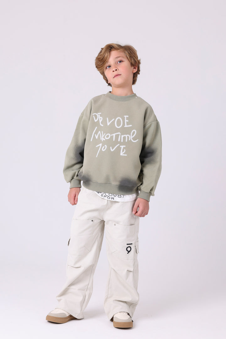 Hip Handwritten Script Layered Top