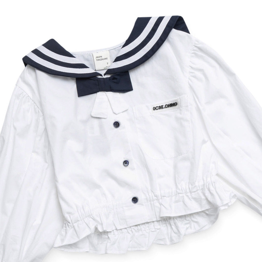 SAILOR COLLAR SHIRT