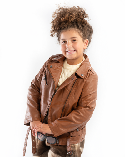 MULTI ZIPPER LEATHER JACKET