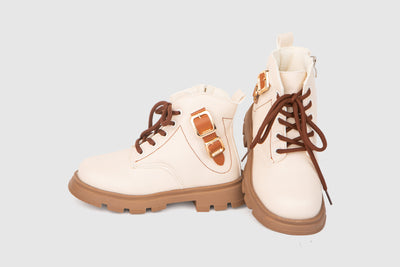 BLOCK HEEL LACE BOOT