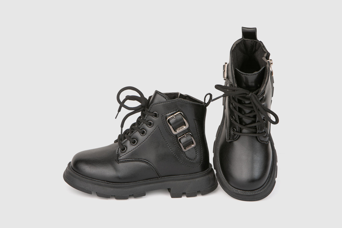 BLOCK HEEL LACE BOOT